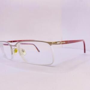 Persol Eyeglasses Sunglasses Authentic 2419-V 997 54 [] 17 140 Half Rim Brown